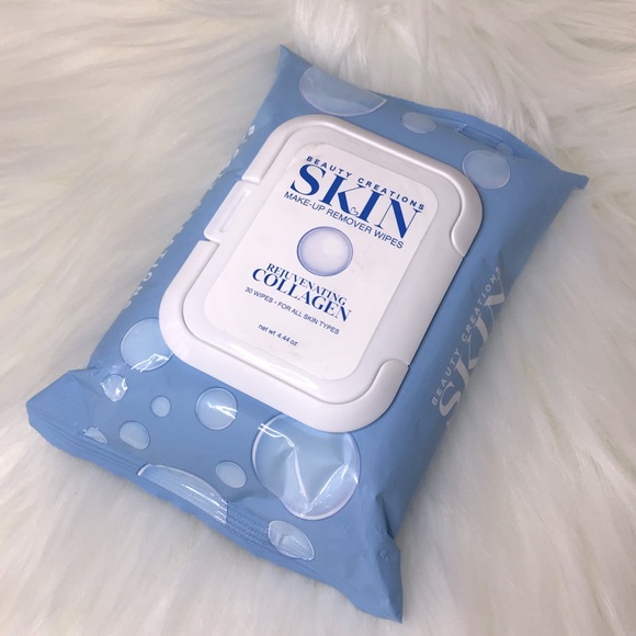 🔴 4/$15 NEW Collagen Rejuvenating Makeup Remover Wipes 30 count pack - Picture 3 of 5